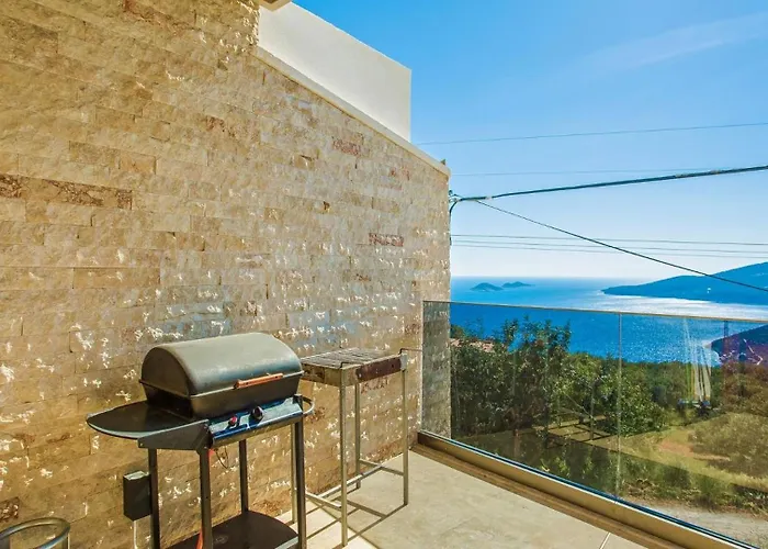 Seaview Luxury - Private Indoor Pool And Jakuzzi Apartament Kalkan