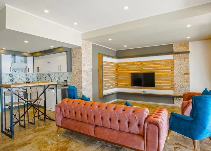 Seaview Luxury - Private Indoor Pool And Jakuzzi Apartament Kalkan